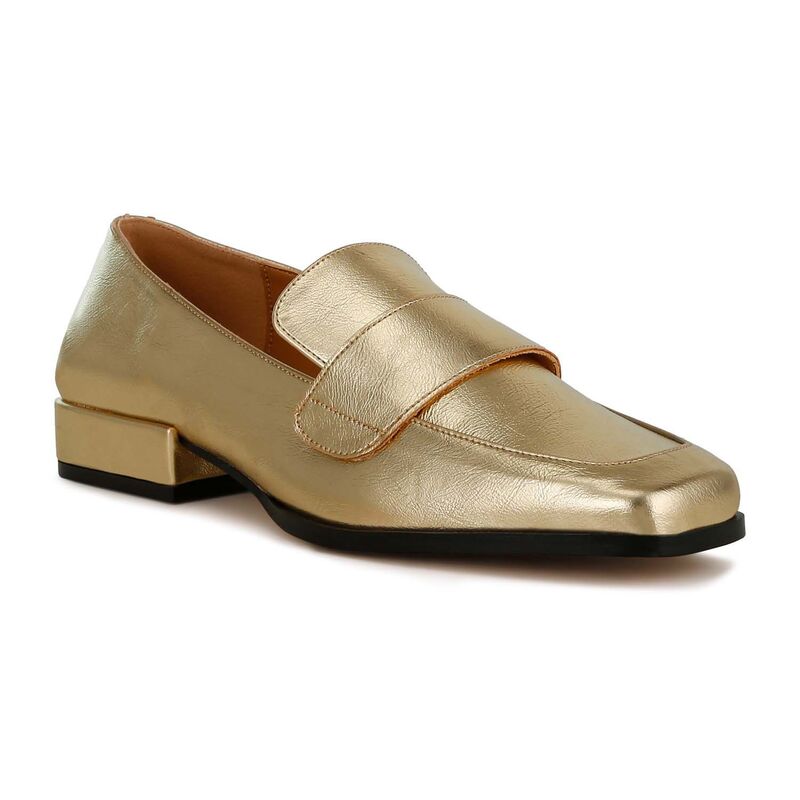 ラグアンドコー レディース シューズ スリッポン・ローファー トール Rag \u0026 Co Jongs Women\u0027s Metallic Penny Loafers Gold ゴールド