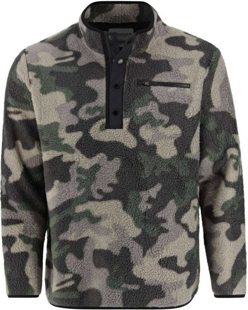 レジェンダリーホワイトテイルズ レディース トップス Tシャツ フリース Men's Legendary Whitetails Outdoorsherpa Fleece Snap Upullover Huntingrounds｜ReVida 店