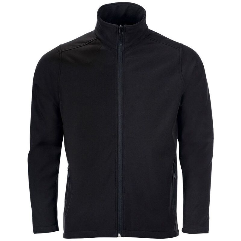 ソルズ レディース アウター 上衣・上衣 SOLS Mens Race Full Zip Waterepellent Softshell Jacket Black 黒いこと