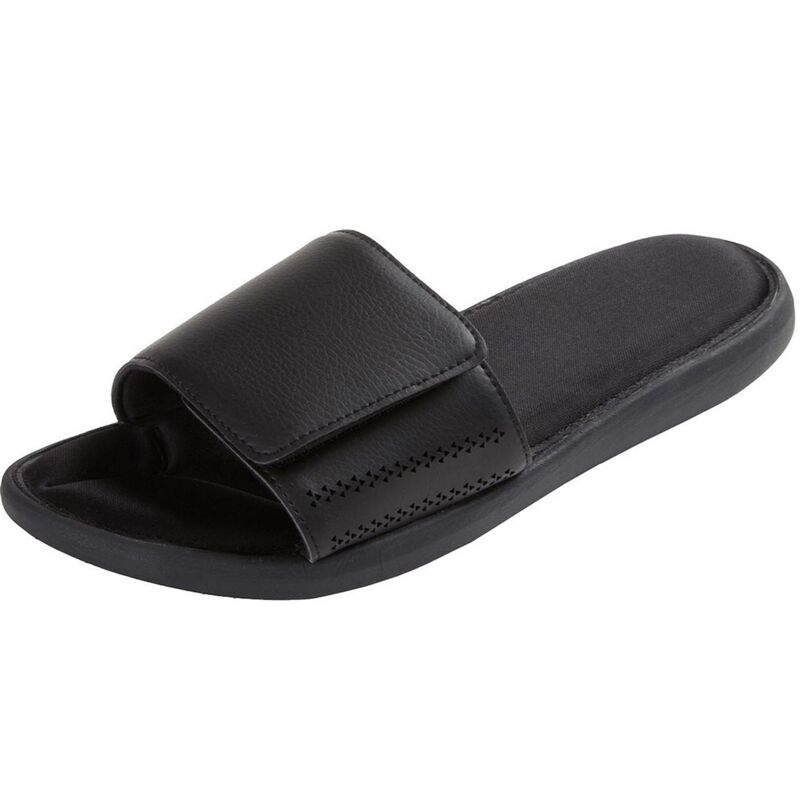 キングサイズ レディース シューズ サンダル KingSize Men\u0027s Memory Foam Slide Sandal Black 黒いこと