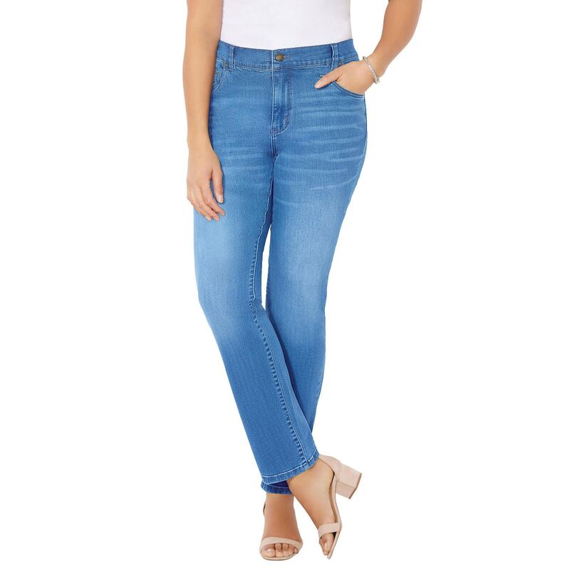 キャサリンズ レディース ボトムス ジーンズズボン下 つけ加える大きさ Catherines Women\u0027s Plusize Right Fit Moderately Curvy Jean California Wash