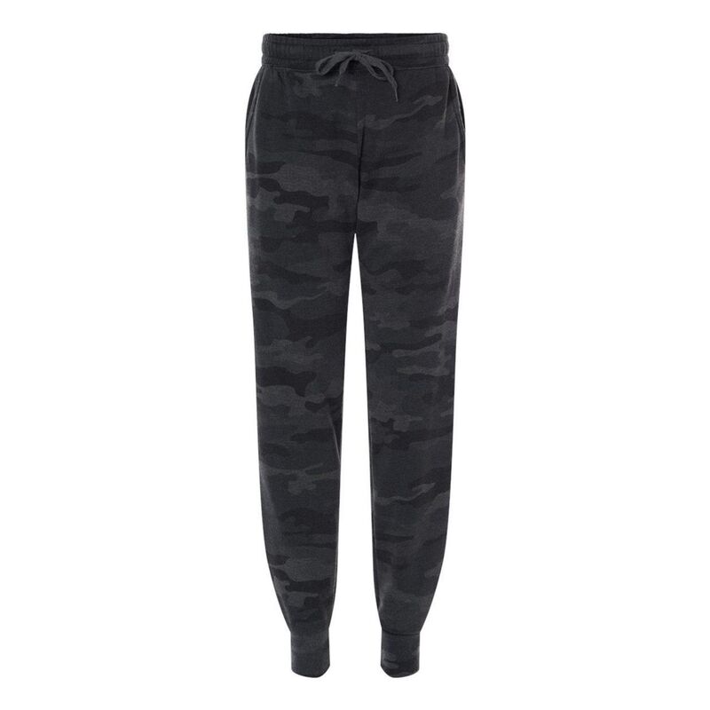自営トレーディング レディース ボトムス 心地好いズボン下 スウェットパンツ Independentrading Co. Women ? s California Wave Wash Sweatpants Black Camo Heather 黒いこと