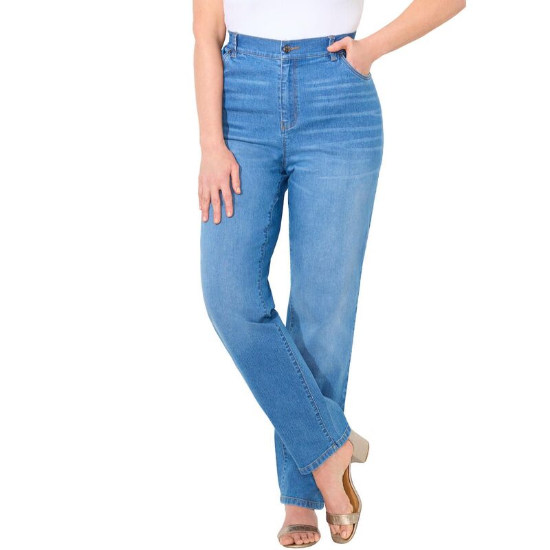 キャサリンズ レディース ボトムス ジーンズズボン下 つけ加える大きさ Catherines Women\u0027s Plusize Right Fit Curvy Jean California Wash