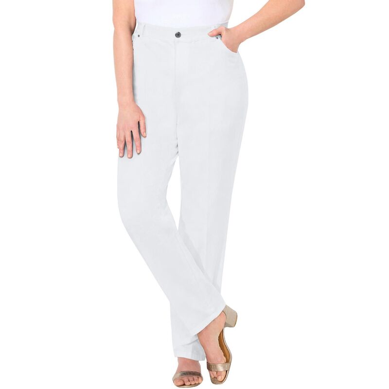 キャサリンズ レディース ボトムス ジーンズズボン下 つけ加える大きさ Catherines Women\u0027s Plusize Right Fit Curvy Jean White 白いこと