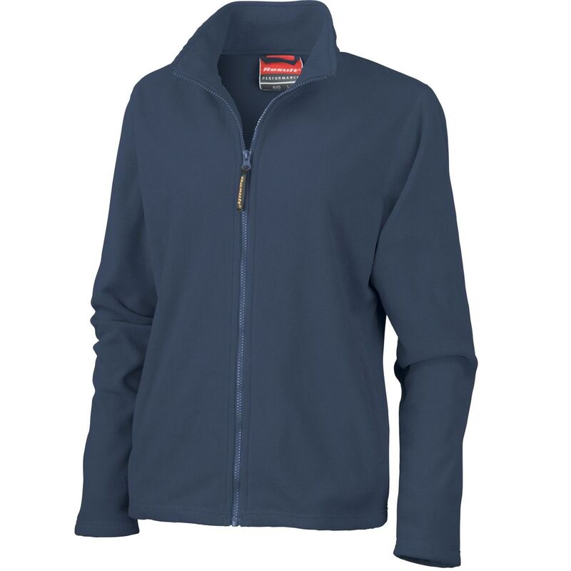 リザルト レディース アウター 上衣・上衣 フリース Result Womens/Ladies Horizon High Grade Microfleece Jacket Navy 米国海軍