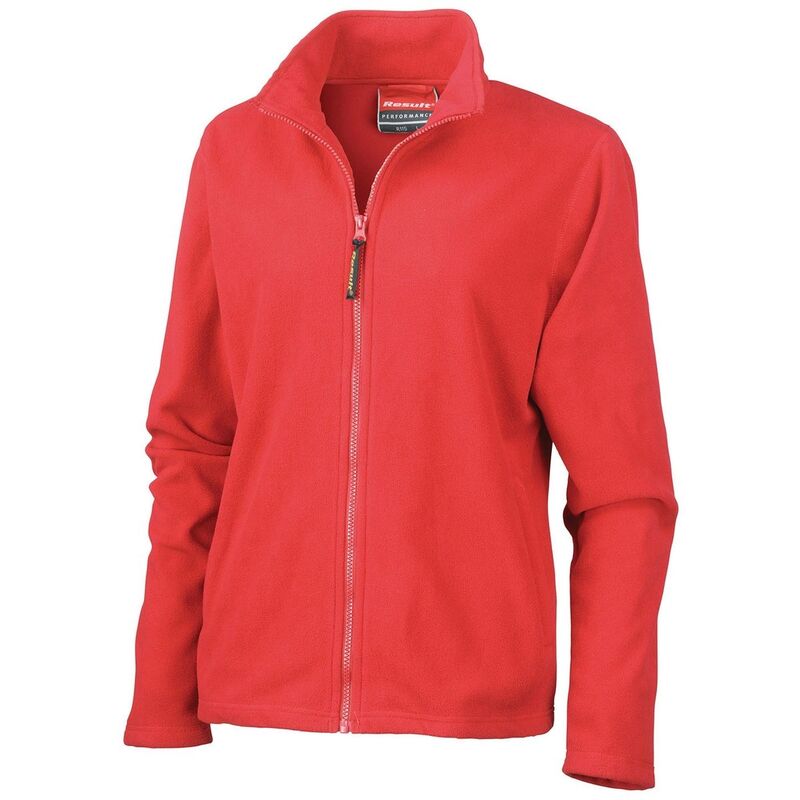 リザルト レディース アウター 上衣・上衣 フリース Result Womens/Ladies Horizon High Grade Microfleece Jacket Red 赤いこと