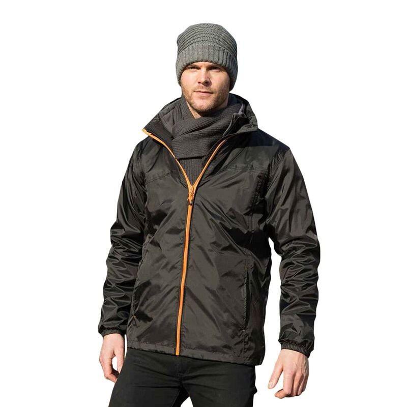 リザルト レディース アウター 上衣・上衣 Result Unisex HDi Quest Hydradri Lightweight Waterproof Jacket Black And Orange 黒いこと