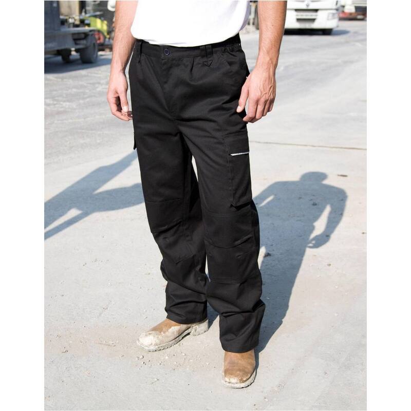 リザルト レディース ボトムス 心地好いズボン下 WORK-GUARD by Result Mens Action Long Trousers Black 黒いこと