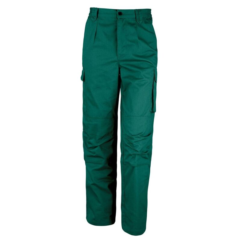 リザルト レディース ボトムス 心地好いズボン下 WORK-GUARD by Result Mens Action Long Trousers Bottle Green 緑であること