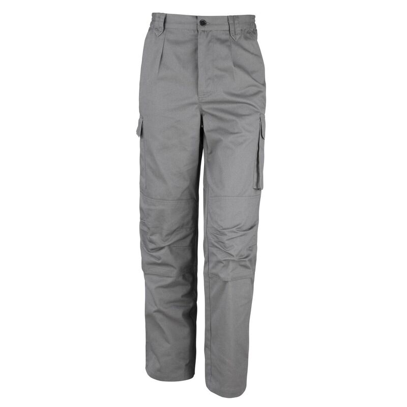 リザルト レディース ボトムス 心地好いズボン下 WORK-GUARD by Result Mens Action Long Trousers Gray 薄墨色
