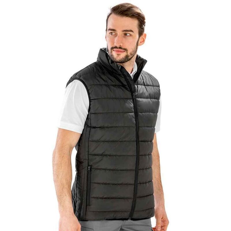 リザルト レディース アウター 上衣・上衣 Result Mens Promo Core Padded Body Warmer Black 黒いこと