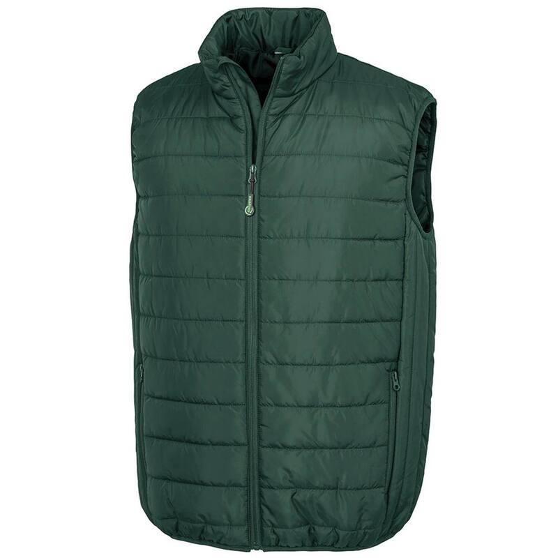 リザルト レディース アウター 上衣・上衣 Result Mens Promo Core Padded Body Warmer Bottle Green 緑であること