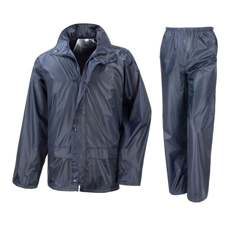 リザルト レディース アウター 上衣・上衣 Result Core Unisex Adult Rain Suit Navy 米国海軍