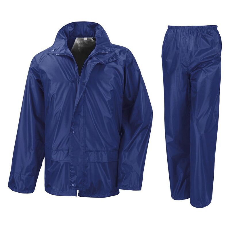 リザルト レディース アウター 上衣・上衣 Result Core Unisex Adult Rain Suit Royal Blue 青色