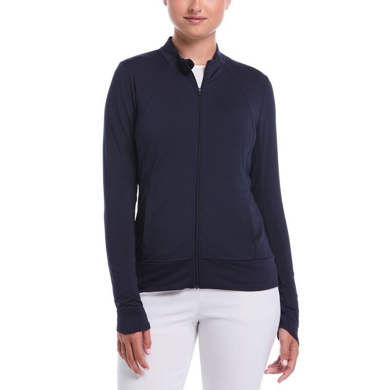 地べたゲットー レディース アウター 上衣・上衣 スウェーター Women\u0027s Grand Slam Lightweight Full Zip Golf Sweater Peacoat