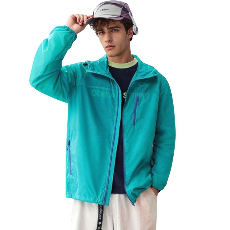 アンナカシ レディース アウター 上衣・上衣 Anna-Kaci Men\u0027s Lightweight Hooded Zip-Up Windbreaker Jacket with Elasticuffs Teal ティール