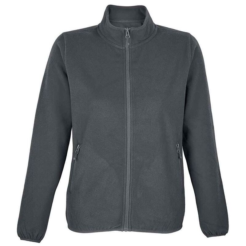 ソルズ レディース アウター 上衣・上衣 フリース SOLS Womens/Ladies Factor Microfleece Jacket Charcoal 濃灰色