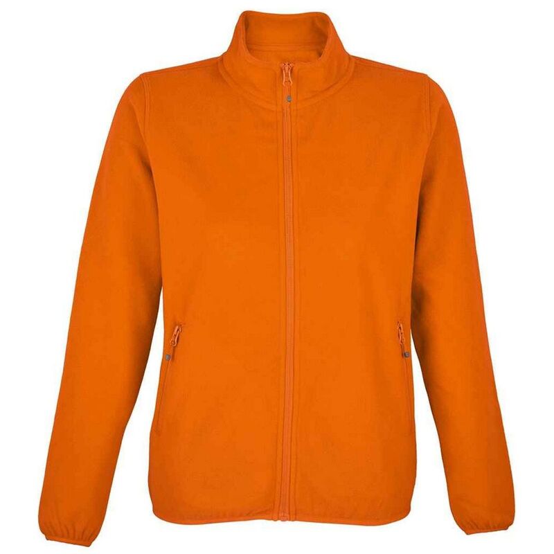 ソルズ レディース アウター 上衣・上衣 フリース SOLS Womens/Ladies Factor Microfleece Jacket Orange オレンジ色