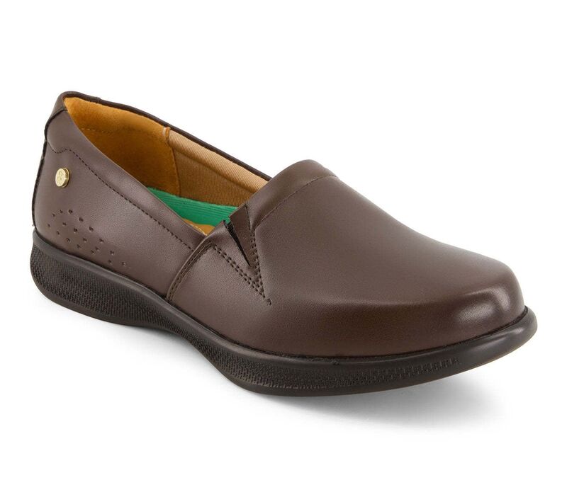 アンドレア レディース シューズ スリッポン・ローファー なめし革 Andrea Women\u0027s Ultra Comfort Leather Loafers 61286 Brown 赤銅色