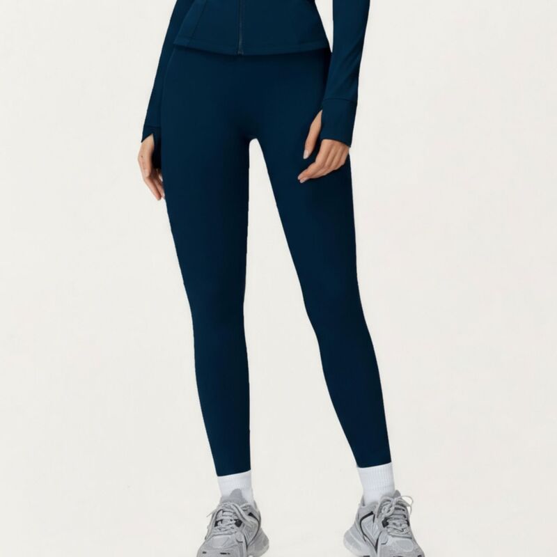 アンナカシ レディース ボトムス 心地好いズボン下 ご機嫌酉の方角 レギンス Anna-Kaci Women\u0027s High Waist Seamless Performance Leggings with Smooth Stretch Fabric Navy 米国海軍