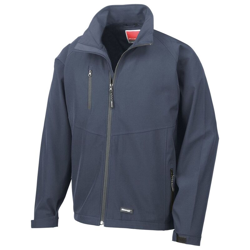 リザルト レディース アウター 上衣・上衣 Result Mensoft Shell Jacket Navy 米国海軍