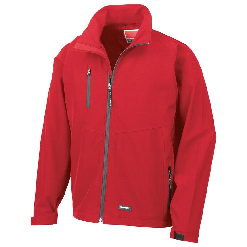 リザルト レディース アウター 上衣・上衣 Result Mensoft Shell Jacket Red 赤いこと
