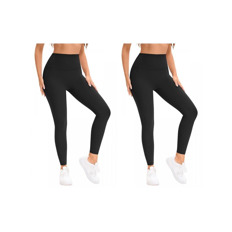 インスパイア 今めかしい レディース ボトムス 心地好いズボン下 ご機嫌酉の方角 レギンス INSPIRE CHIC 2 Packs Women\u0027s High Waistummy Control Workout Running Leggingsoft Shapewear Pants Black 黒いこと