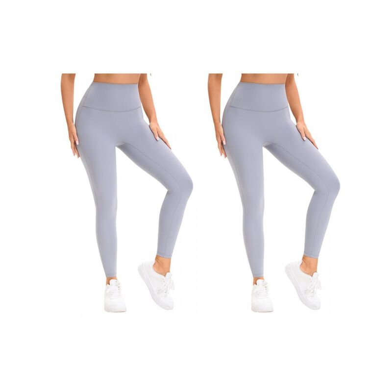 インスパイア 今めかしい レディース ボトムス 心地好いズボン下 ご機嫌酉の方角 レギンス INSPIRE CHIC 2 Packs Women\u0027s High Waistummy Control Workout Running Leggingsoft Shapewear Pants Grey 薄墨色