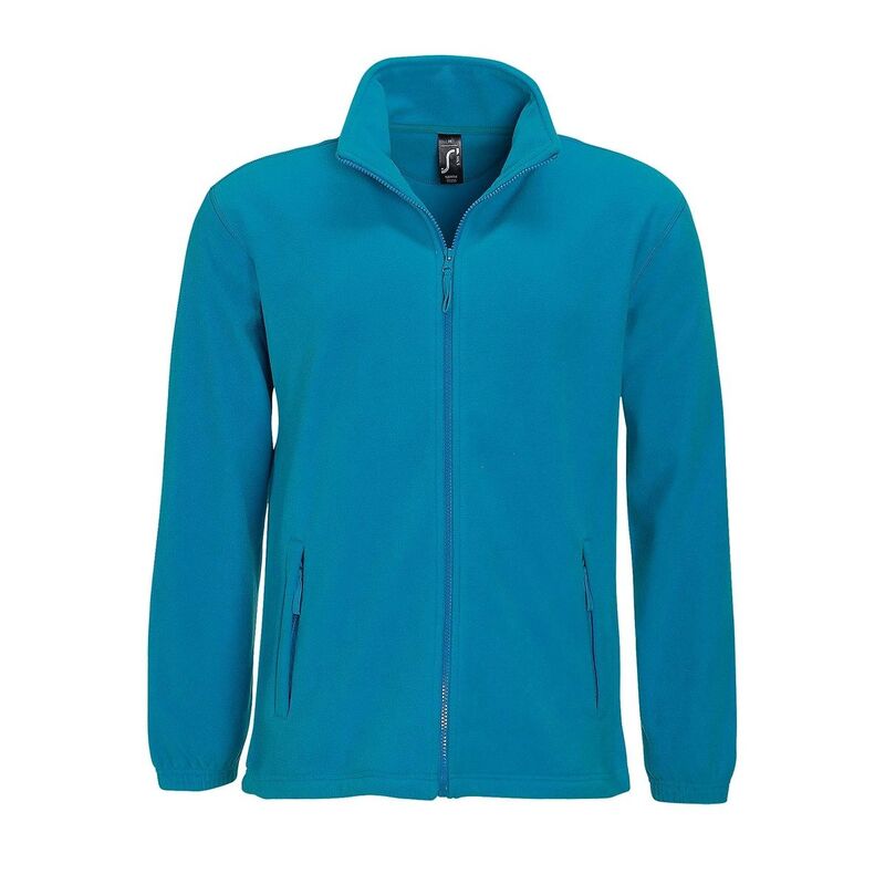 ソルズ レディース アウター 上衣・上衣 フリース SOLS Mens North Full Zip Outdoor Fleece Jacket Aqua アクア