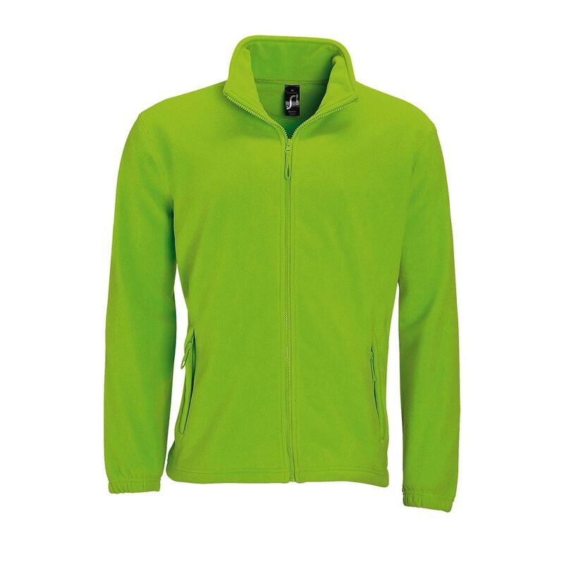 ソルズ レディース アウター 上衣・上衣 フリース SOLS Mens North Full Zip Outdoor Fleece Jacket Lime 菩提樹
