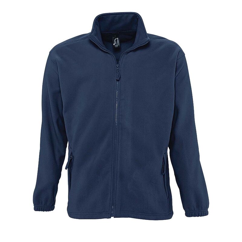 ソルズ レディース アウター 上衣・上衣 フリース SOLS Mens North Full Zip Outdoor Fleece Jacket Navy 米国海軍
