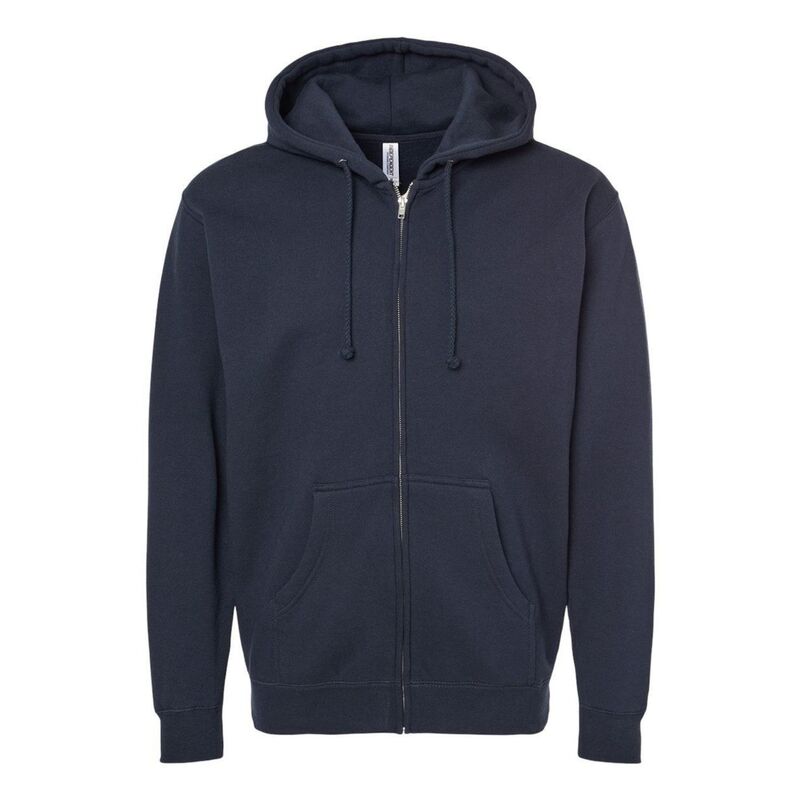 インディペンデントトレーディング レディース トップス Tシャツ スウェット Independentrading Co. Heavyweight Full-Zip Hooded Sweatshirt Navy ネイビー｜ReVida 店