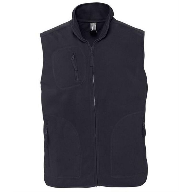 ソルズ レディース アウター 上衣・上衣 ジレ フリース SOLS Unisex Adult Norway Fleece Gilet Charcoal Grey Solid 濃灰色