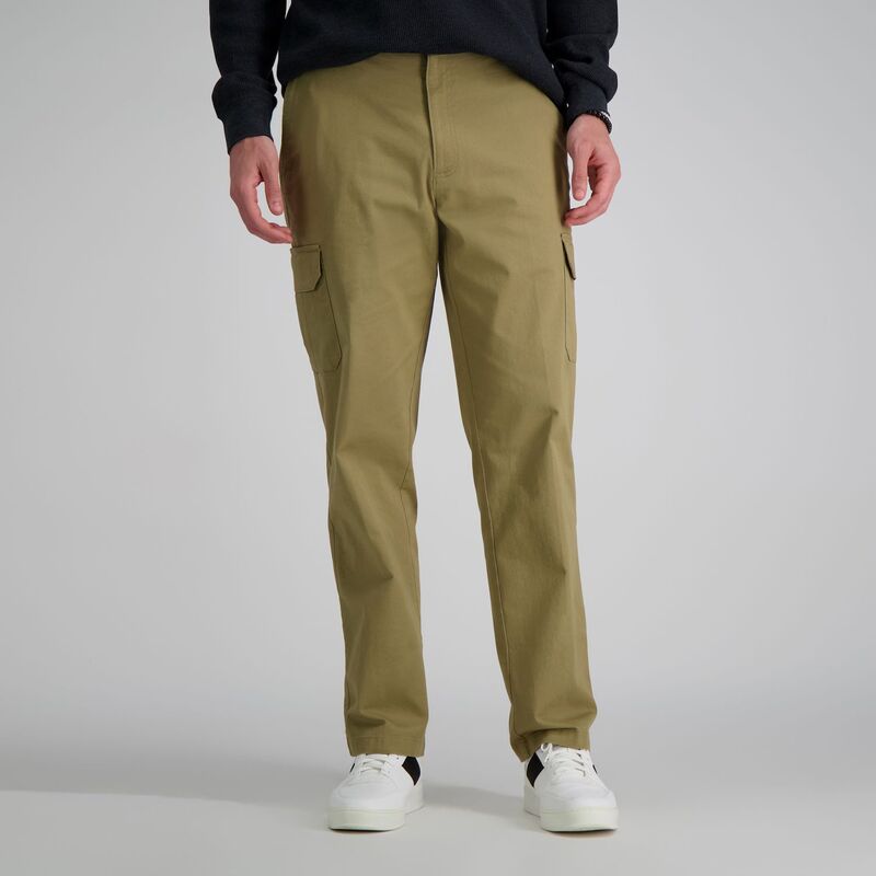ハガー レディース ボトムス カジュアルパンツ カーゴパンツ Men's Haggar Flat-Front Stretch Comfort Cargo Pants Camel キャメル｜ReVida 店