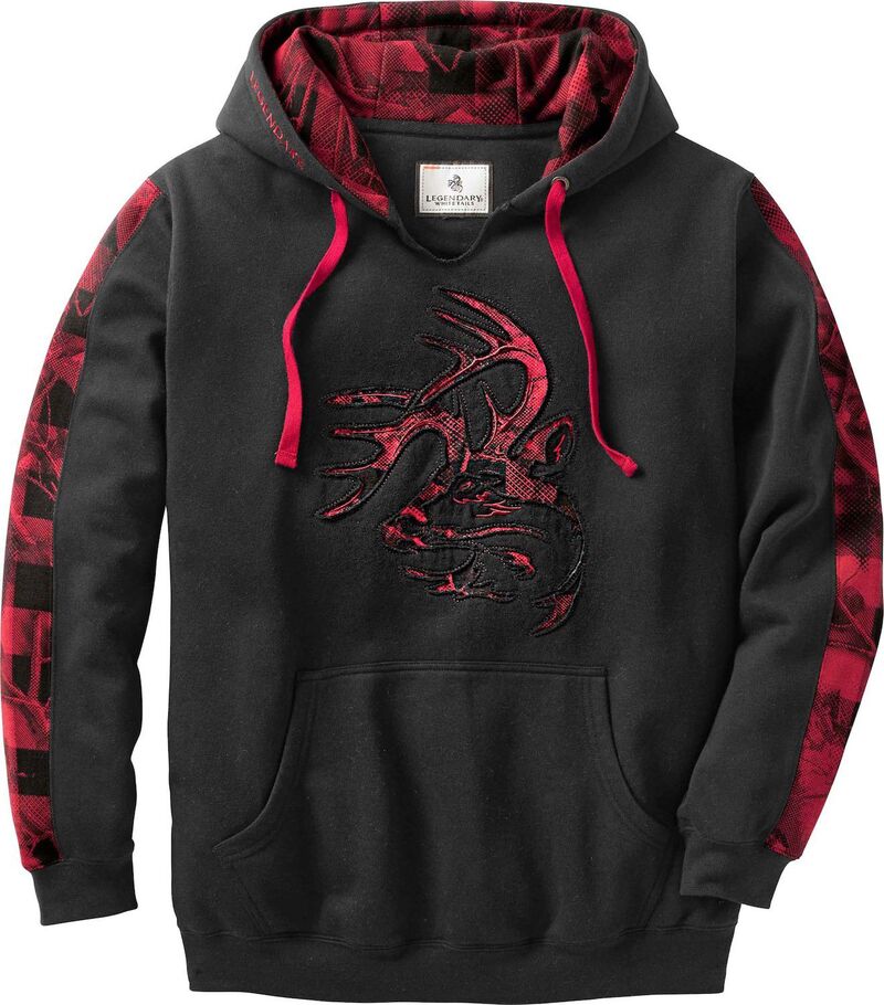 レジェンダリーホワイトテイルズ レディース トップス Tシャツ パーカー Men's Legendary Whitetails Heavyweight Outfitter Camo Hoodie Black ブラック|ReVida 店