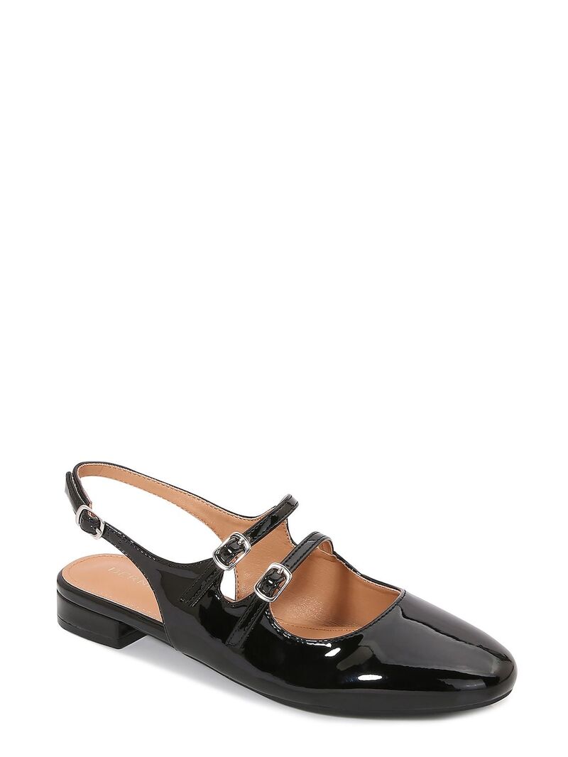 赤ちょうちんネス レディース シューズ サンダル BERNESS Rosalie Double-Strap Mary Jane Flats Black 黒いこと