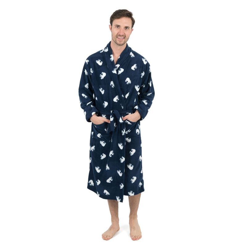 レベレット レディース アンダーお召しもの ナイト爵お召しもの フリース Leveret Mens Fleece Robe Polar Bear Polar Bear