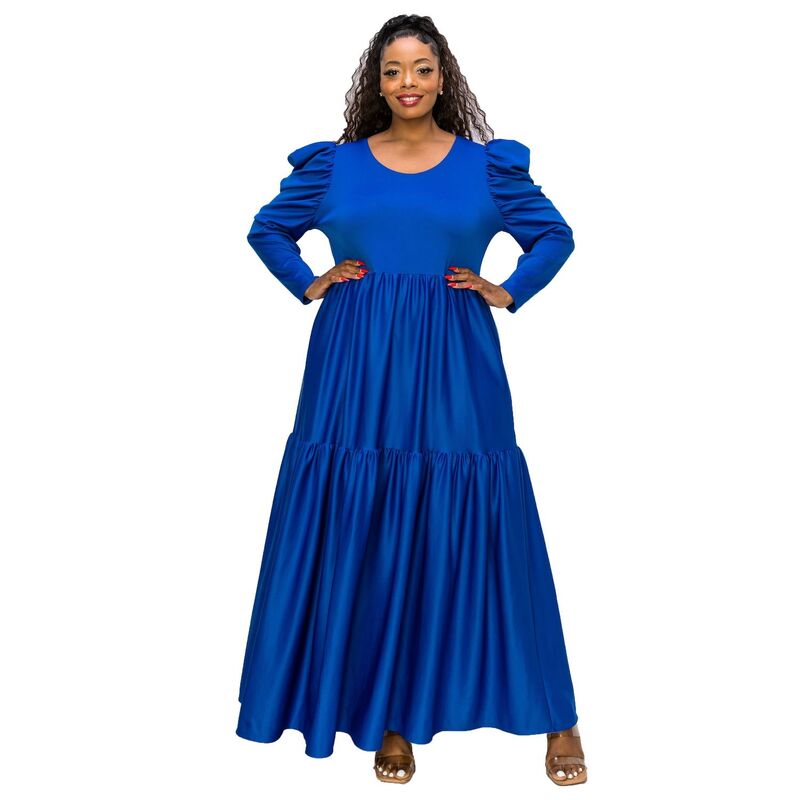 リブド レディース トップス 衣装 ティアード つけ加える大きさ マキシ L I V D Plusize Isabel Tiered Maxi Dress Royal