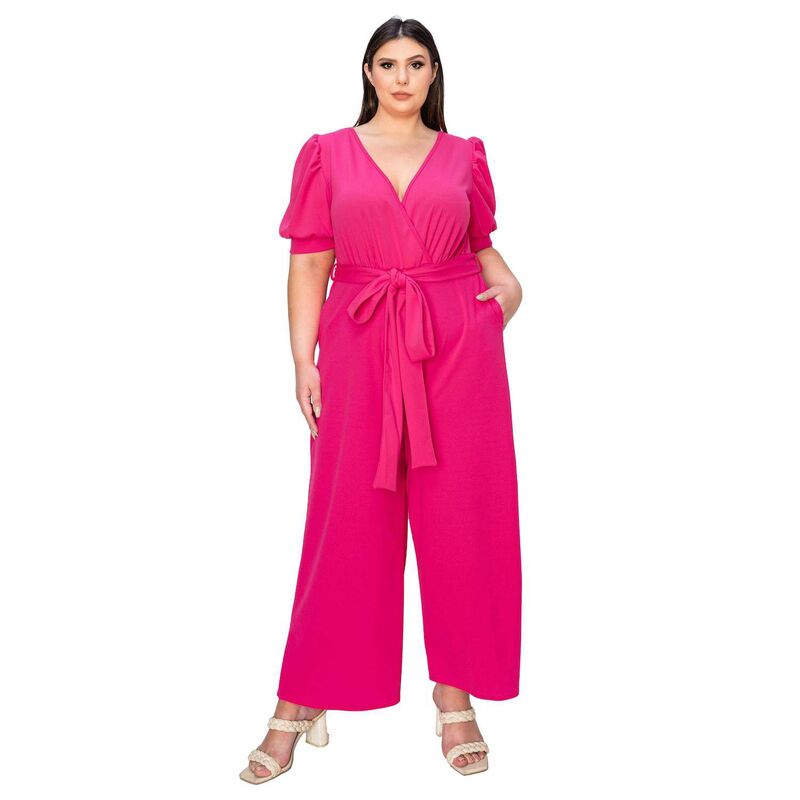 リブド レディース トップス 衣装 飛び降りる背広 L I V D Irisurplice Belted Pocket Jumpsuit Neon Pink サクラ色