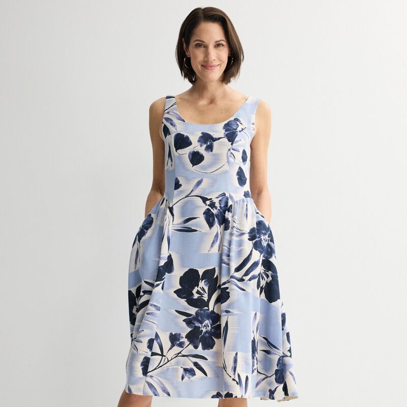 ロビー・ビー レディース トップス 衣装 midi ノースリーブ Women\u0027s Robbie Bee Sleeveless Midi Party Dress Ivy Denim ジーンズ