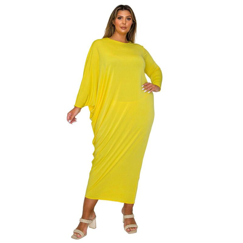 リブド レディース トップス 衣装 非対称 つけ加える大きさ マキシ L I V D Plusize Louellasymmetrical Maxi Dress Banana