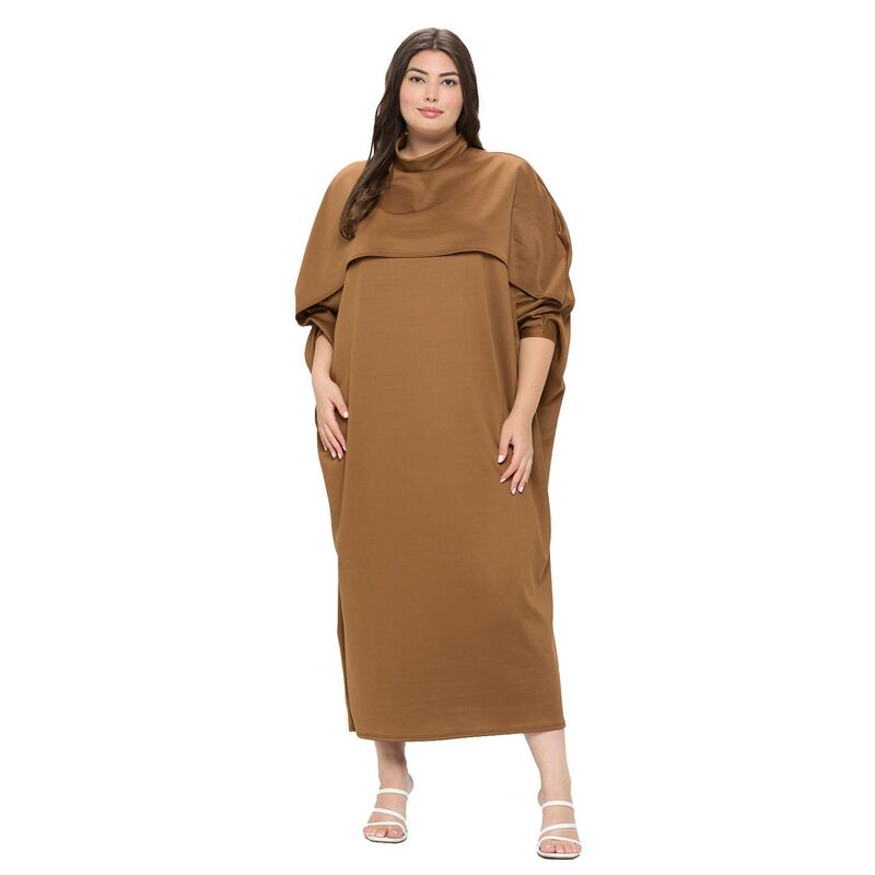 リブド レディース トップス 衣装 ケープひな型 midi 旗がしら ケープ L I V D Potter Cape Kaftan Midi Dress Tobacco