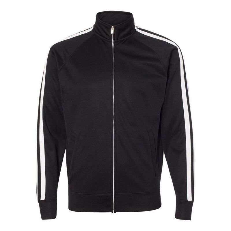 独立トレーディング レディース アウター 上衣・上衣 Independentrading Co. Lightweight Poly-Tech Full-Zip Track Jacket Black 黒いこと