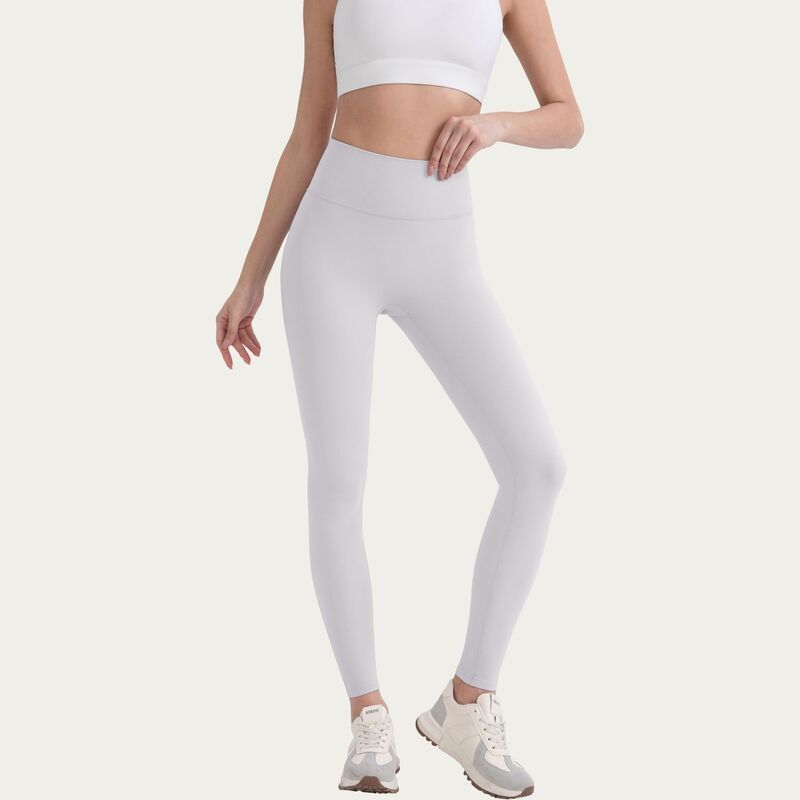 アンナカシ レディース ボトムス 心地よいズボン下 御機嫌酉の方角 レギンス Anna-Kaci Women\u0027s High Waistretch Leggings with Smooth Supportive Fit Off White 象牙色