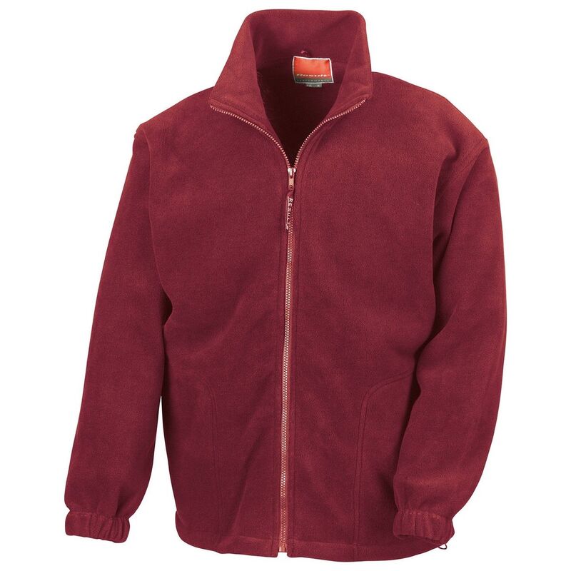 リザルト レディース アウター 上衣・上衣 フリース Result Mens Polartherm Fleece Jacket Burgundy バーガンディ