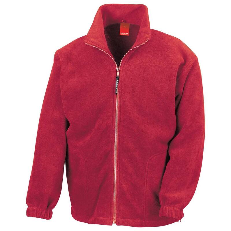 リザルト レディース アウター 上衣・上衣 フリース Result Mens Polartherm Fleece Jacket Red 赤いこと