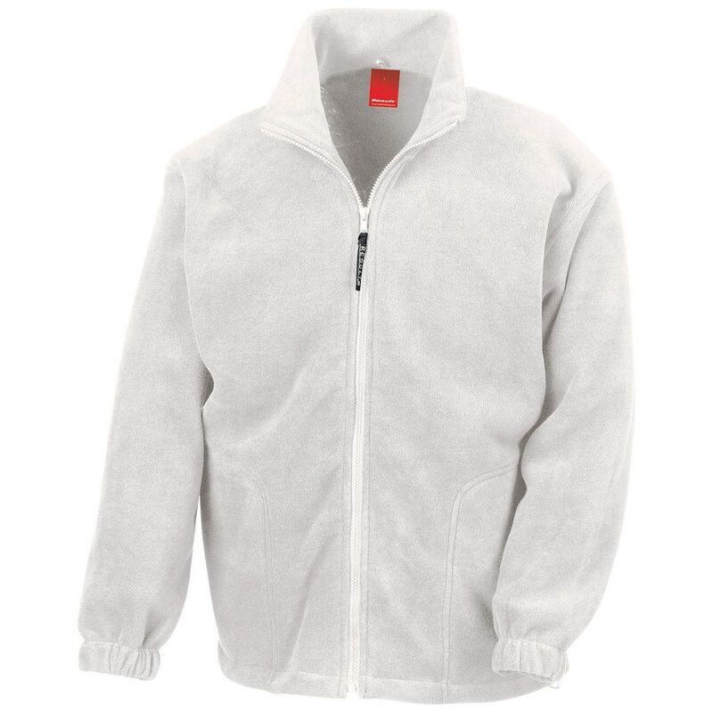 リザルト レディース アウター 上衣・上衣 フリース Result Mens Polartherm Fleece Jacket White 白いこと