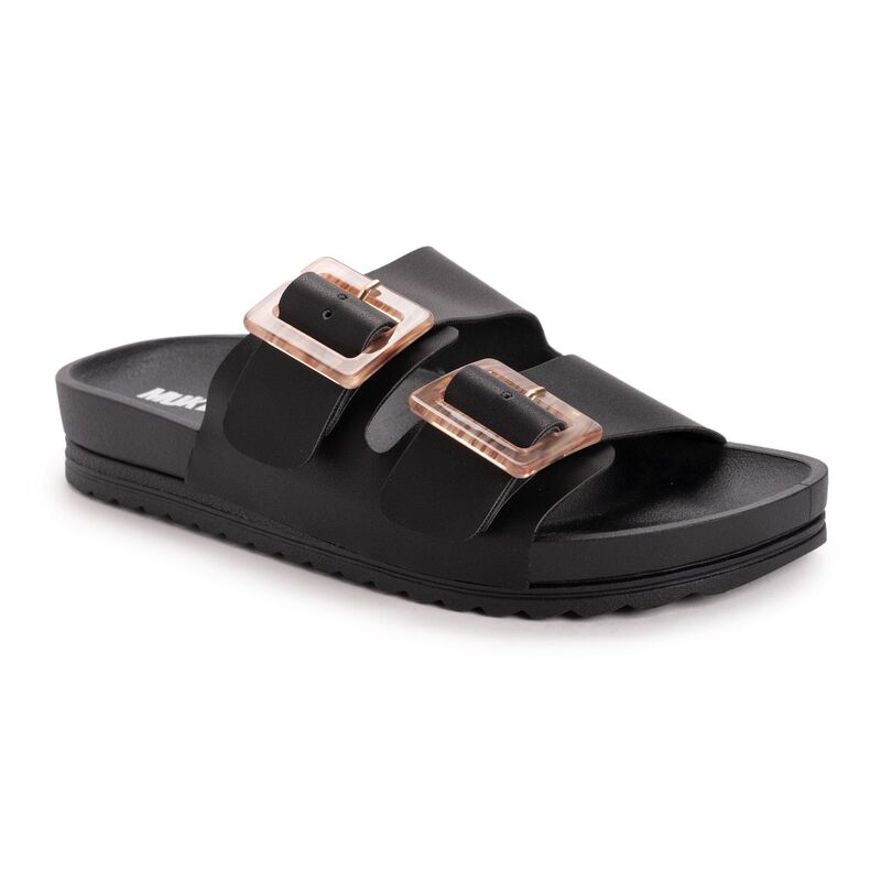 ムクルクス レディース シューズ サンダル MUK LUKS Grand Cayman Women'slide Sandals Black ブラック｜ReVida 店