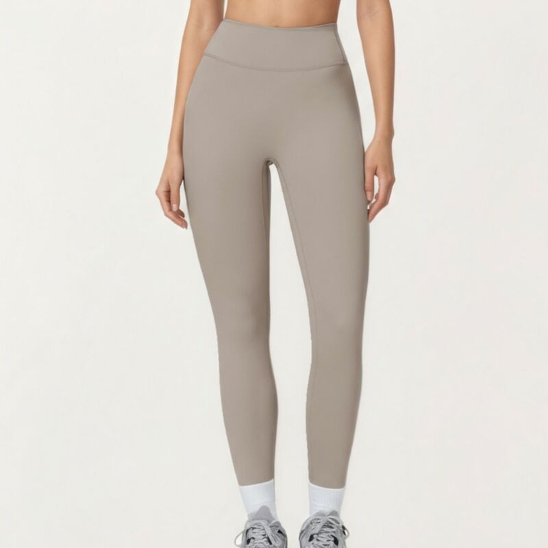 アンナカシ レディース ボトムス 心地よいズボン下 御機嫌酉の方角 レギンス Anna-Kaci Women\u0027s High Waist Seamless Athletic Leggings with Smooth Stretch Fabric and Contoured Fit Beige ベージュ