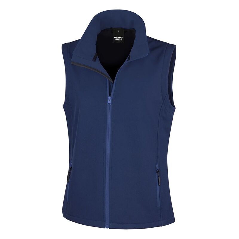 リザルト レディース アウター 上衣・上衣 Result Womens/Ladiesoftshell Body Warmer Navy 米国海軍